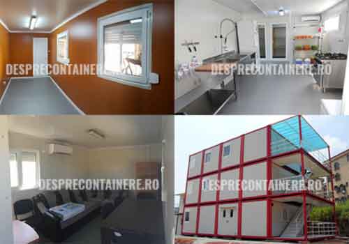 interior casa din containere modulare la cheie